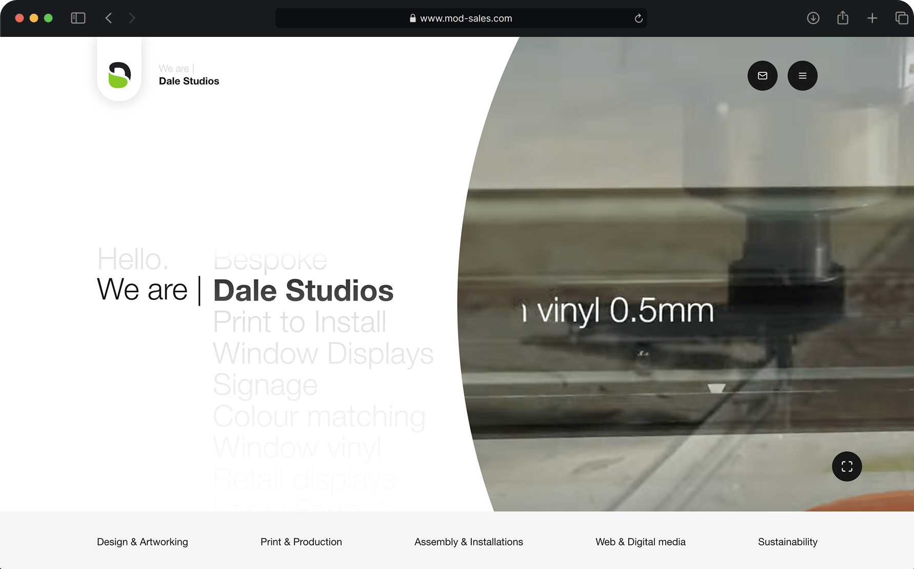 Dale Studios Ltd mockup